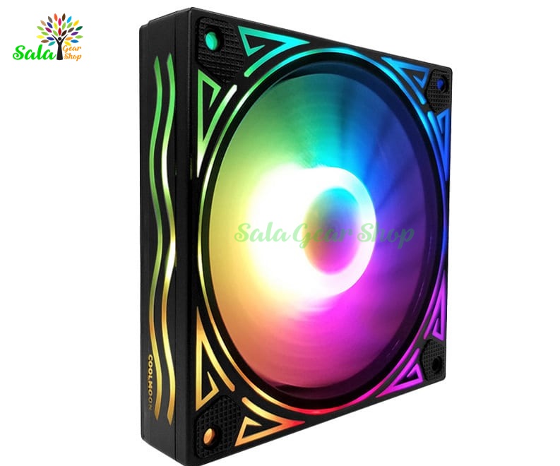 1 quạt tản nhiêt coolmoon rgb billow x