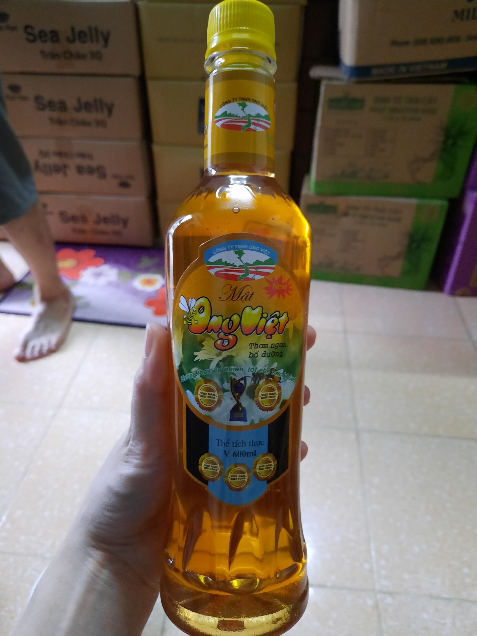 Mật ong Việt chai 600ml