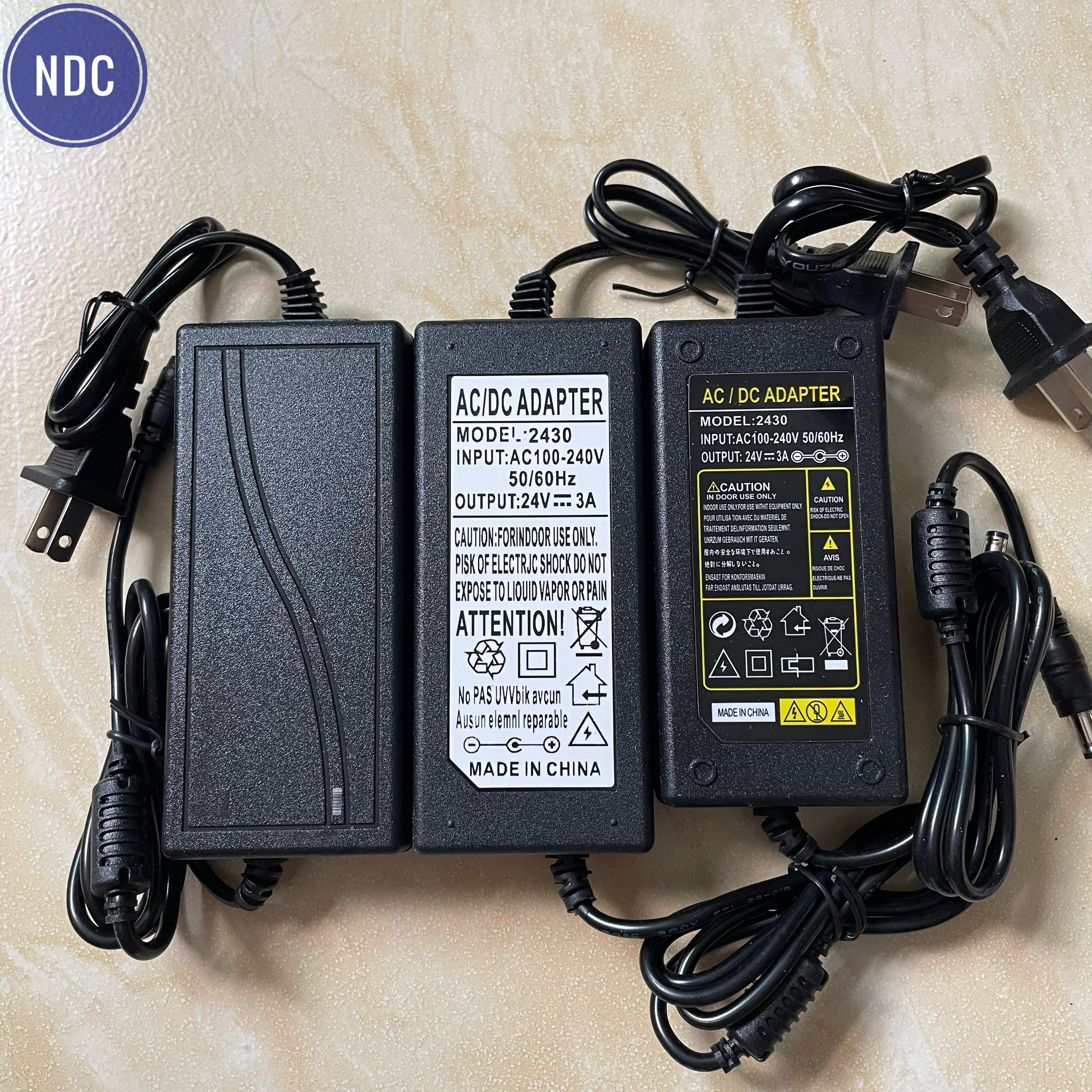 Nguồn 24V-3A (LOẠI 1) Jack 5.5mm