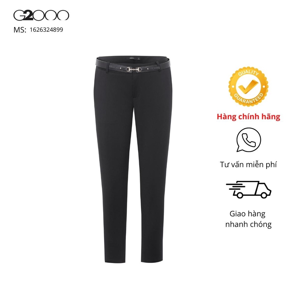 Quần kaki nữ smart fit g2000 màu đen