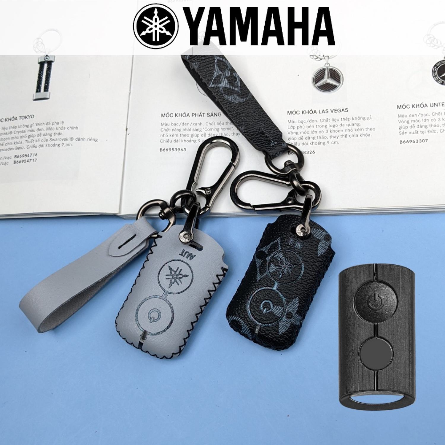 Bao da chìa khóa yamaha nvx yamaha janus yamaha grande,bọc chìa khóa yamaha exciter 155vva nvx, grande