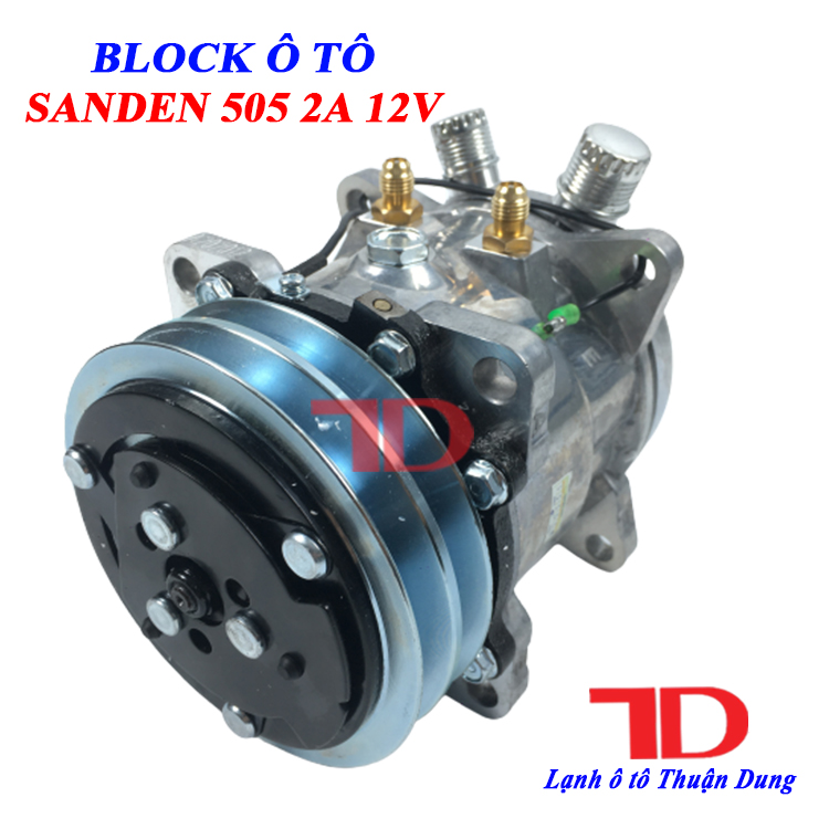 Block lạnh ô tô Sanden bản đặt 505 loại 2A 12V - Vật Tư Điện Lạnh Ô Tô Thuận Dung