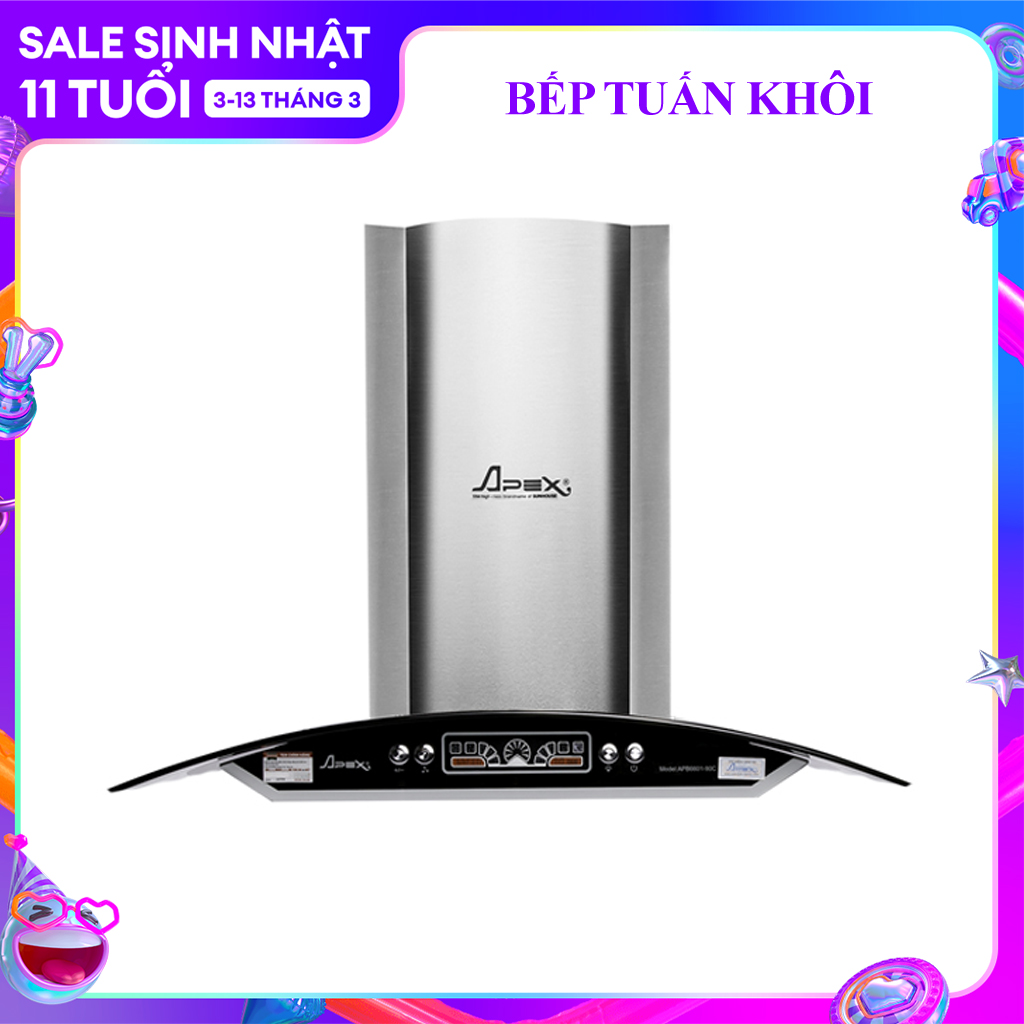 Máy hút mùi sunhouse apex apb6601-70c
