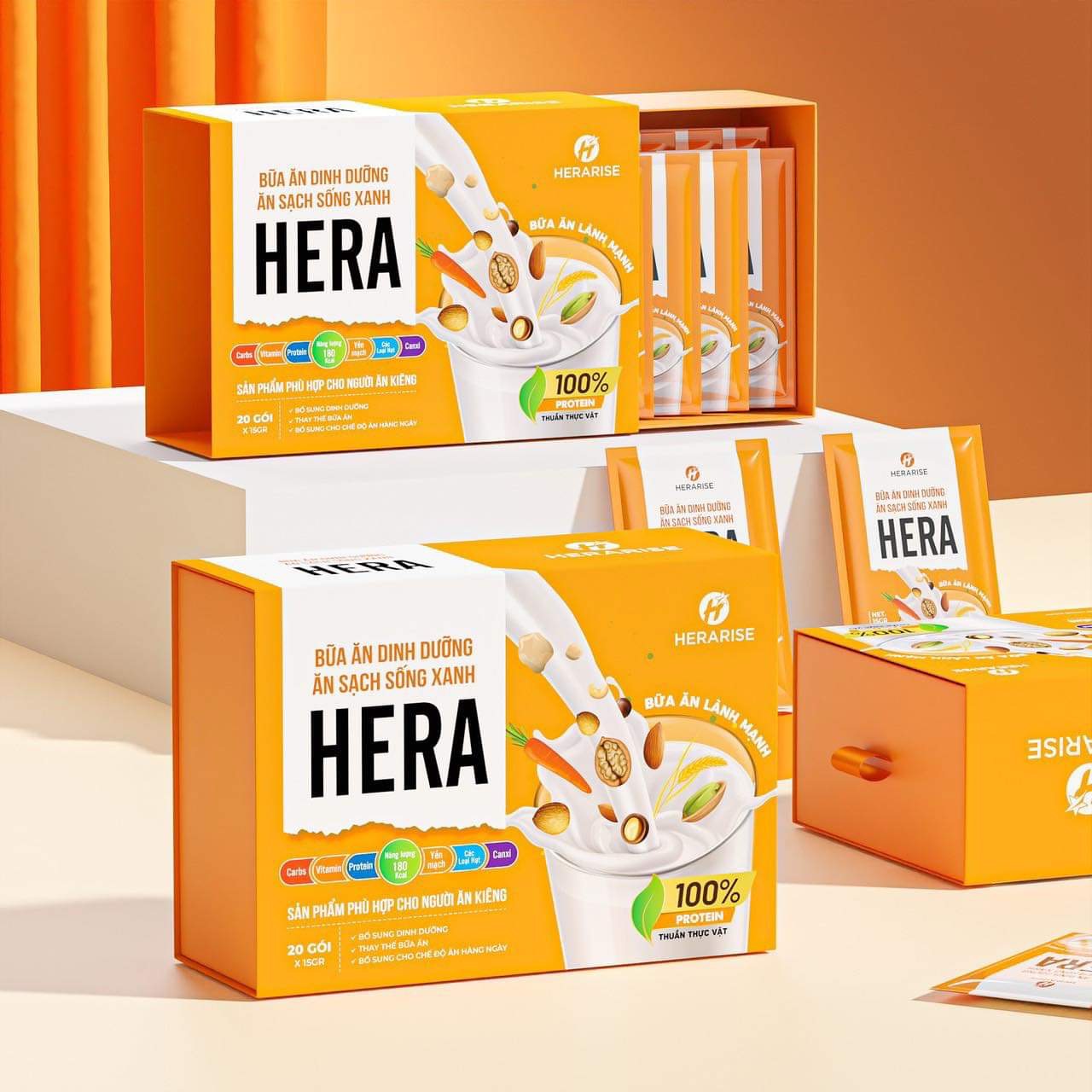 Bữa ăn dinh dưỡng Hera Rise chính hãng - Bữa ăn lành mạnh Herarise