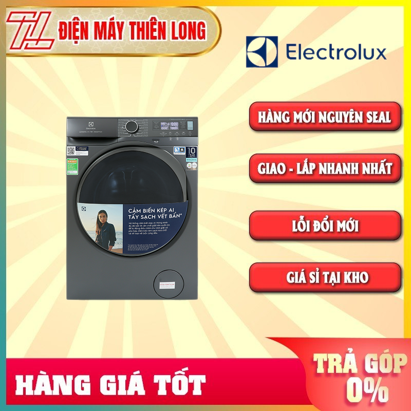 Máy giặt Electrolux EWF9042R7SB 9Kg Inverter Giặt nhanh tiện lợi