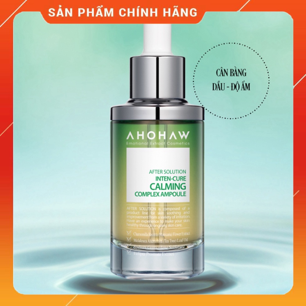 Tinh chất phục hồi, kiểm soát dầu mụn INTEN CURE CALMING COMPLEX AMPOULE AHOHAW