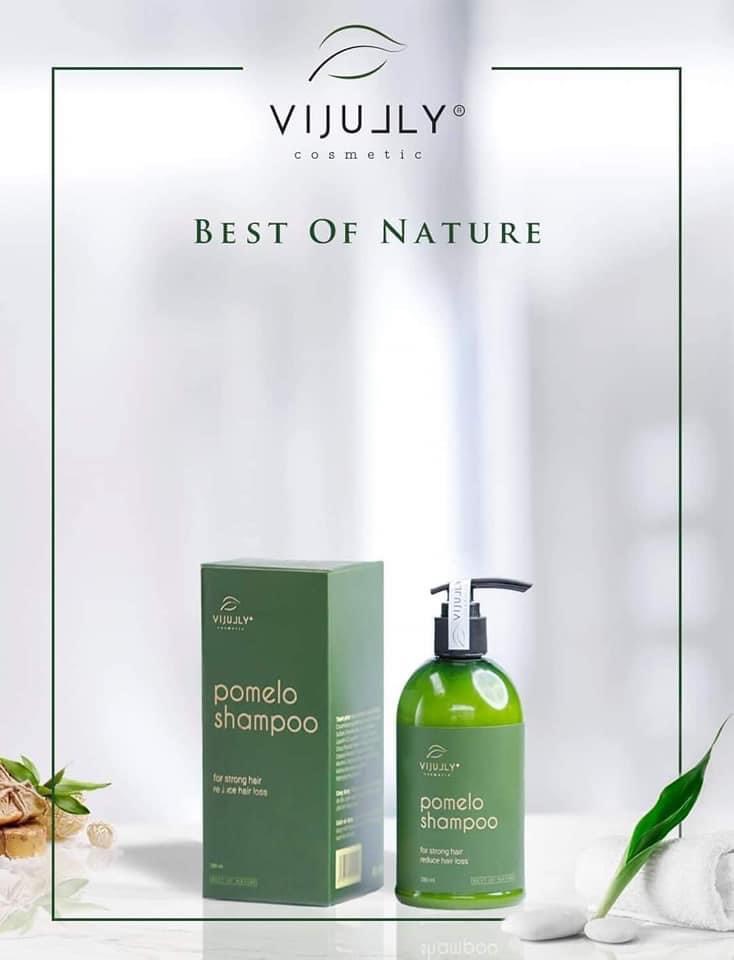Dầu gội bưởi Vi Jully chính hãng kích thích mọc tóc, chống hói đầu, ngăn tóc gãy rụng 280ml.
