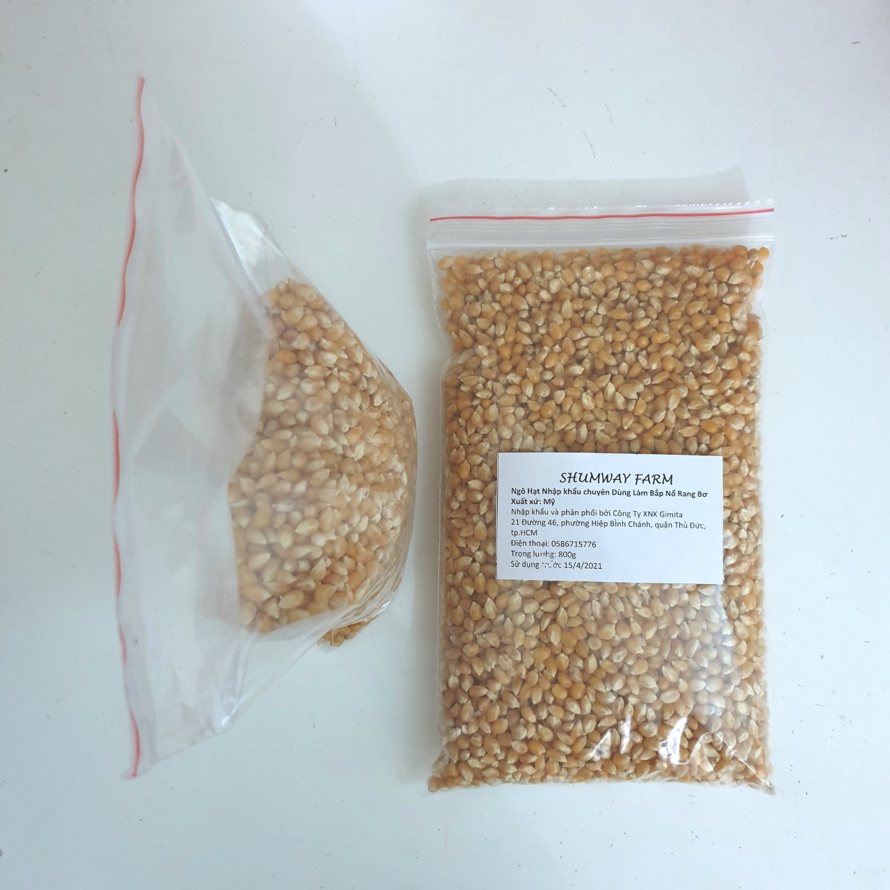 [HCM][ Boom! ]Bắp Hạt Nhập Khẩu Mỹ Chuyên Dùng Làm Bắp Nổ Rang Bơ 800g