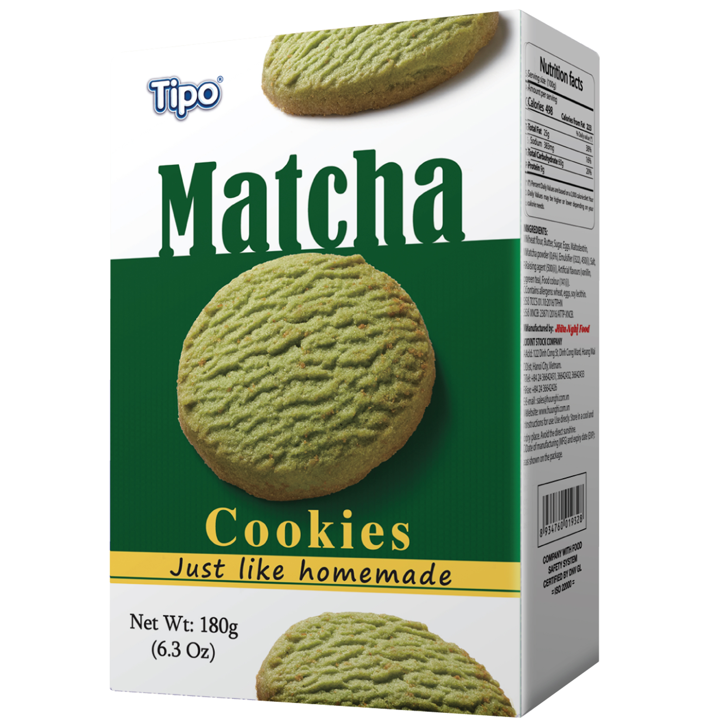 Combo 4 hộp bánh tipo matcha 180gr