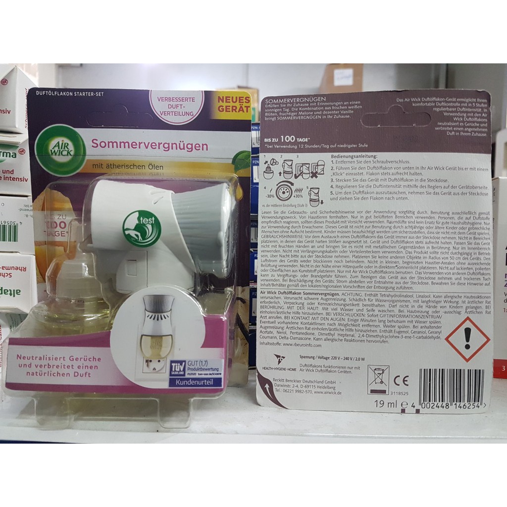 Máy khuếch tán tinh dầu thơm phòng Air Wick hàng Đức -