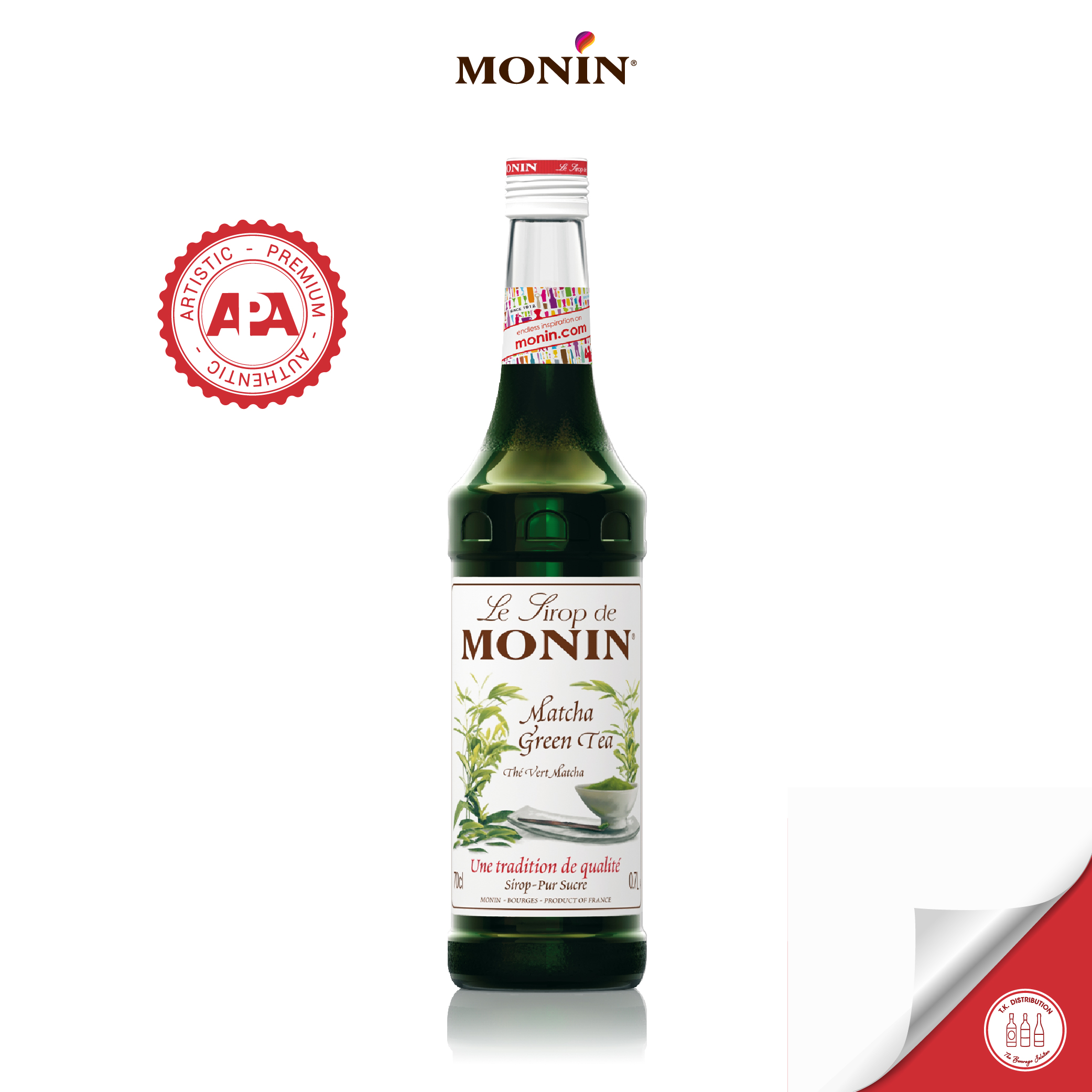 Siro trà xanh monin - 700ml