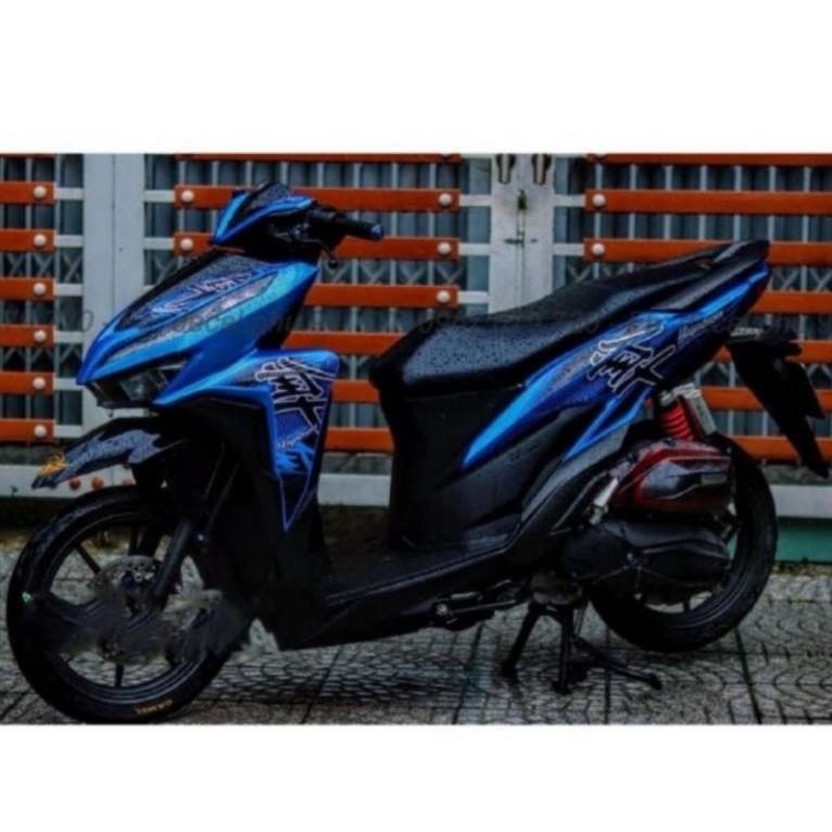 Tem rời vario 150 hayabusa dán xe xanh xanh