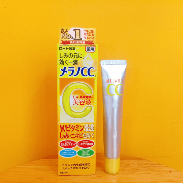Tinh chất serum dưỡng trắng da mờ thâm mụn chống thâm nám rohto cc melano essence 20ml - hd store