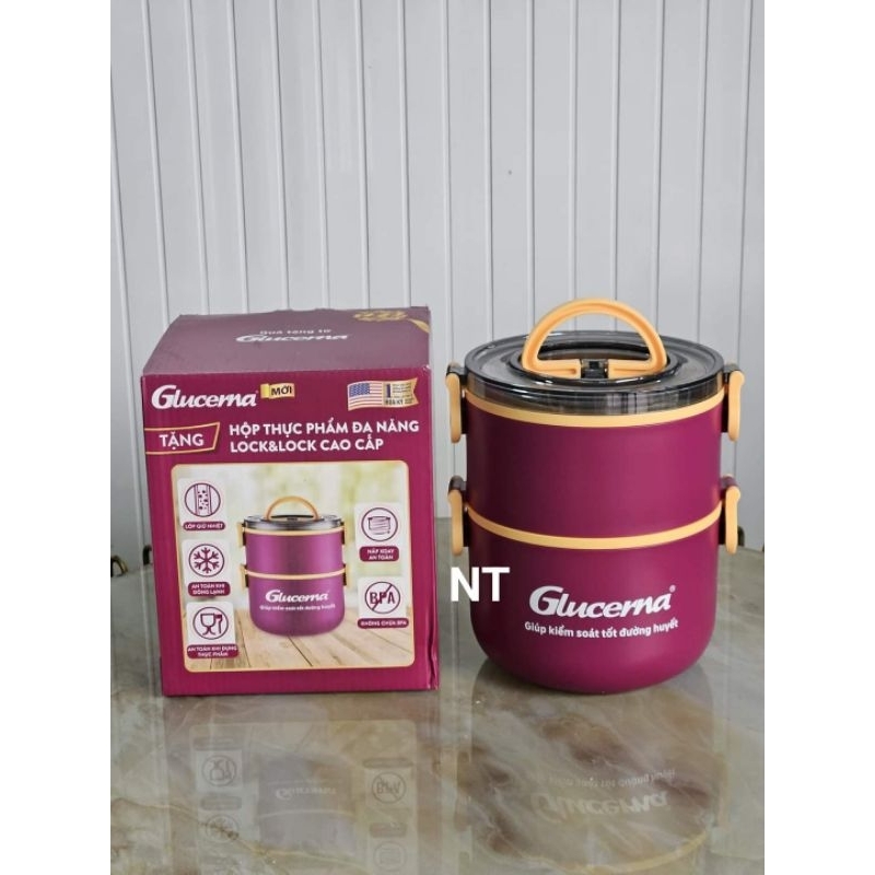 Hộp cơm giữ nhiệt 2 tầng Lock &Lock Hkm glu
