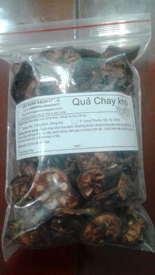 Quả chay thái lát sấy khô - gói 100gr