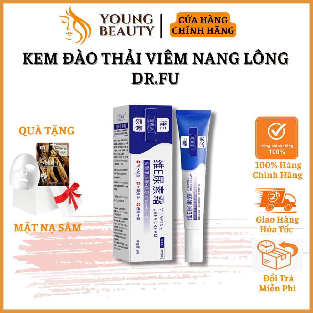 Kem đào thải viêm nang lông DR.FU - Kem DR.FU loại bỏ á sừng, viêm lỗ chân lông, viêm nang lông - YOUNG BEAUTY