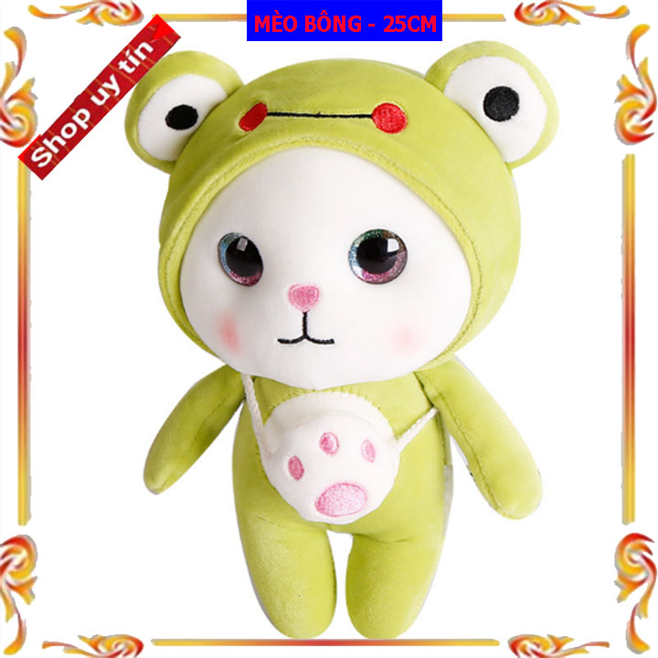 Đồ Chơi Mèo Nhồi Bông Mèo Con Dễ Thương Cao Cấp