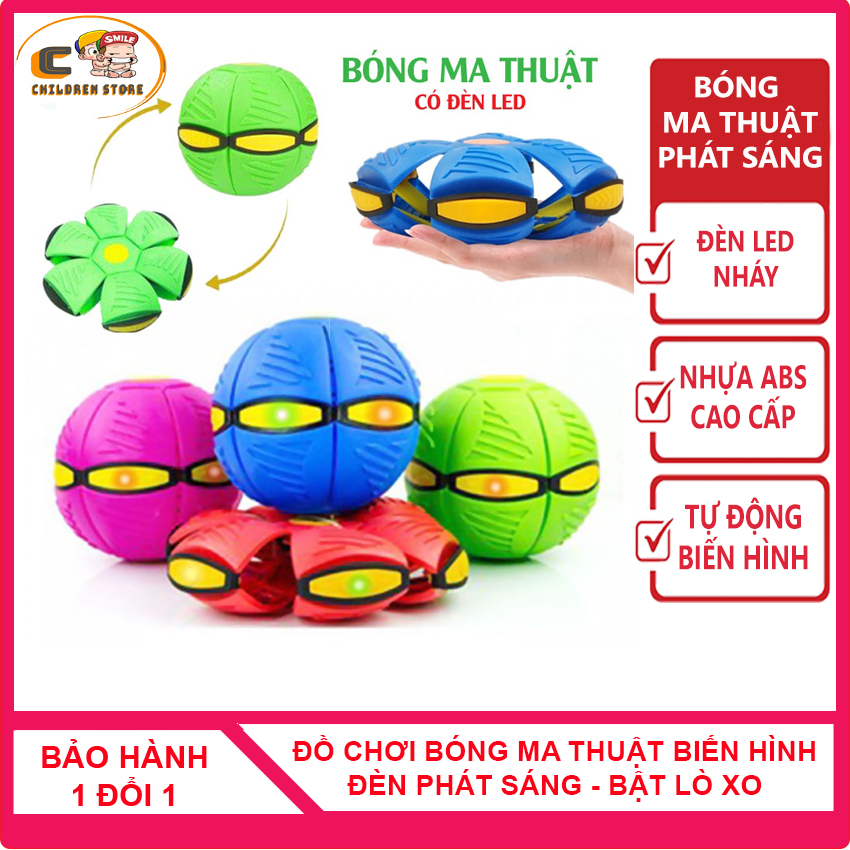 [HOT 2022] Đồ chơi quả bóng ma thuật ufo có đèn led Children store, Đồ Chơi bóng đá, bóng biến hình cho bé, giúp bé phát triển khả năng vận động, nâng cao sức khoẻ