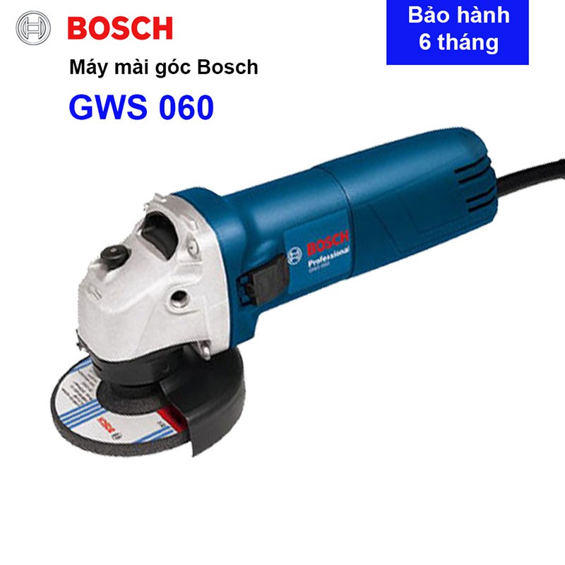 Máy mài góc nhỏ Máy cắt sắt cầm tay Bosc GWS 060 Công suất 670W đá 100 bảo hành 6 tháng - Dòng máy mài bán chạy nhất năm