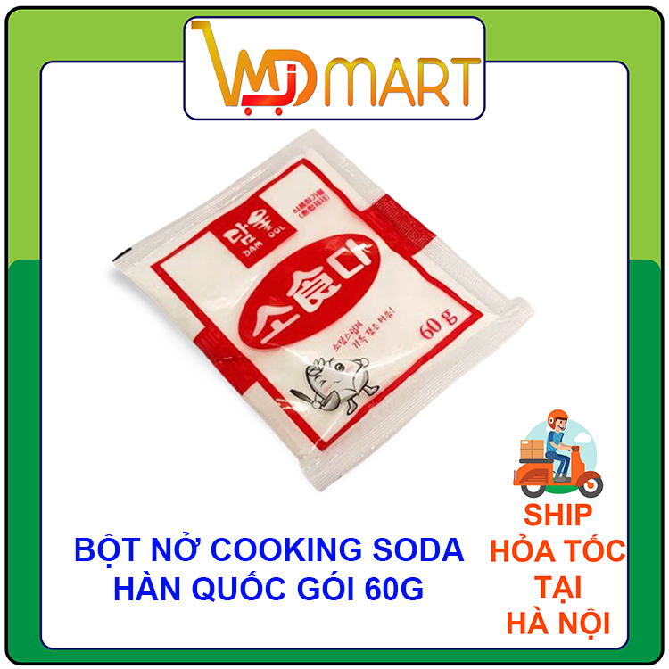 Cooking soda bột nở hàn quốc cooking soda 60g - nhập khẩu hàn quốc