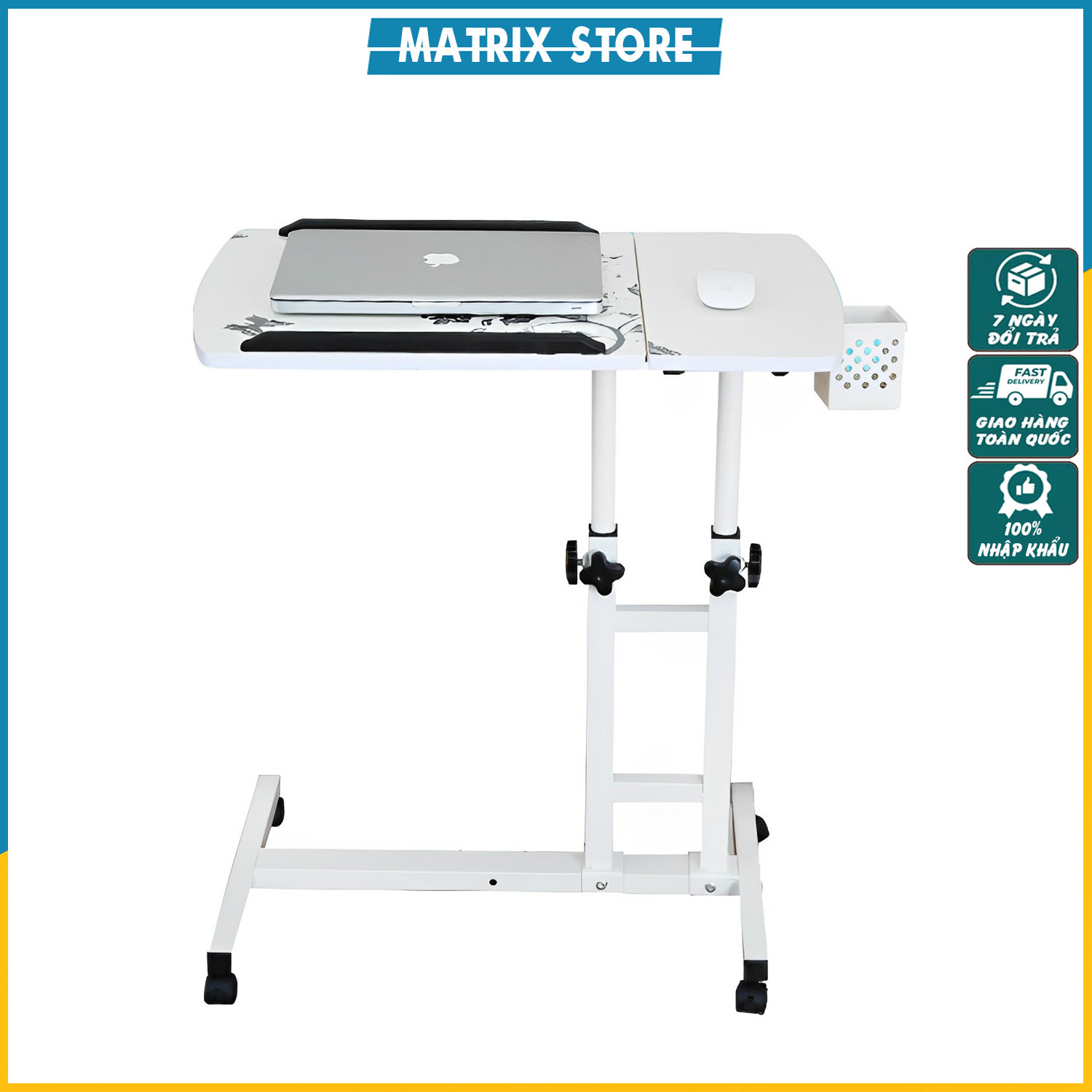 Bàn xếp gấp gọn, bàn gấp gọn thông minh, bàn laptop gấp gọn đa năng có bánh xe thiết kế gấp gọn thông minh khi làm việc