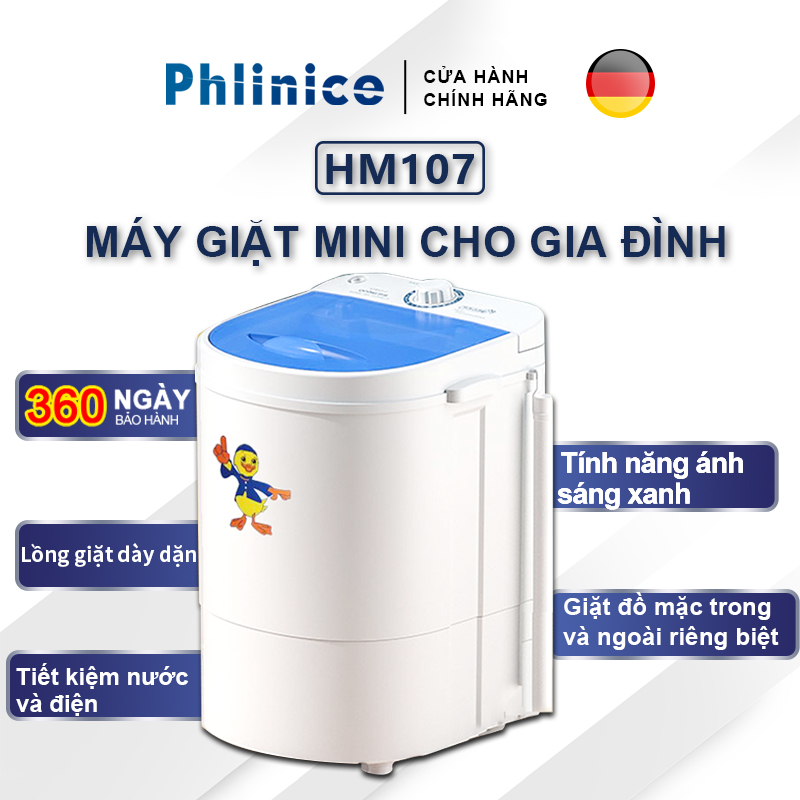 Máy giặt mini cao cấp Máy giặt vắt quần áo gia dụng mini Giá rẻ đặc biệt phù hợp dành cho học sinh sinh viên