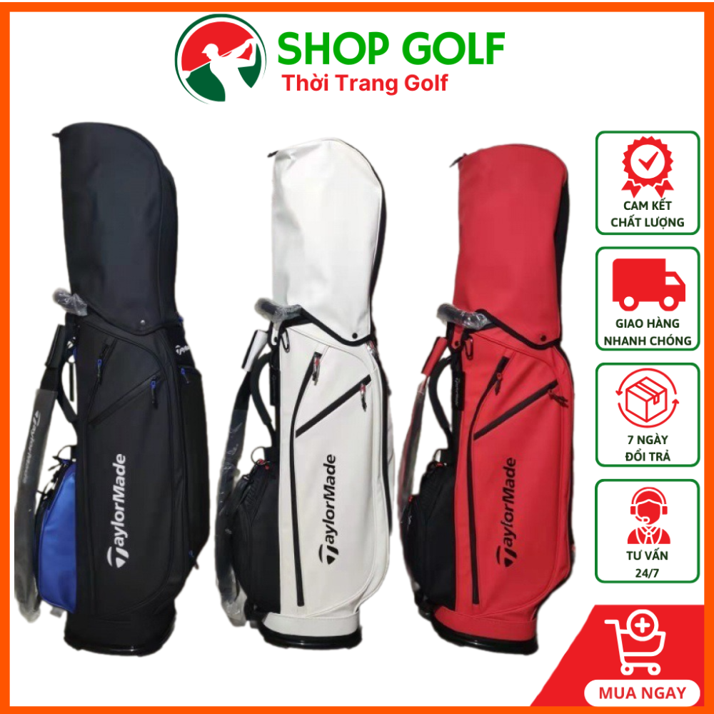Túi gậy taylormade chất liệu da pu new 2024 chống nước không bám bụi