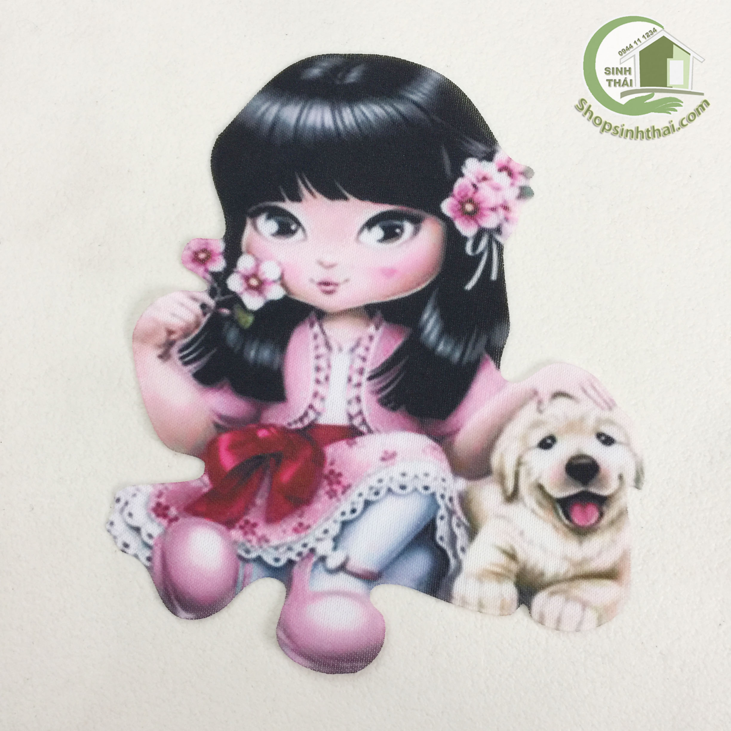 [HCM]Miếng dán ủi quần áo hình cô gái - giao kiểu ngẫu nhiên