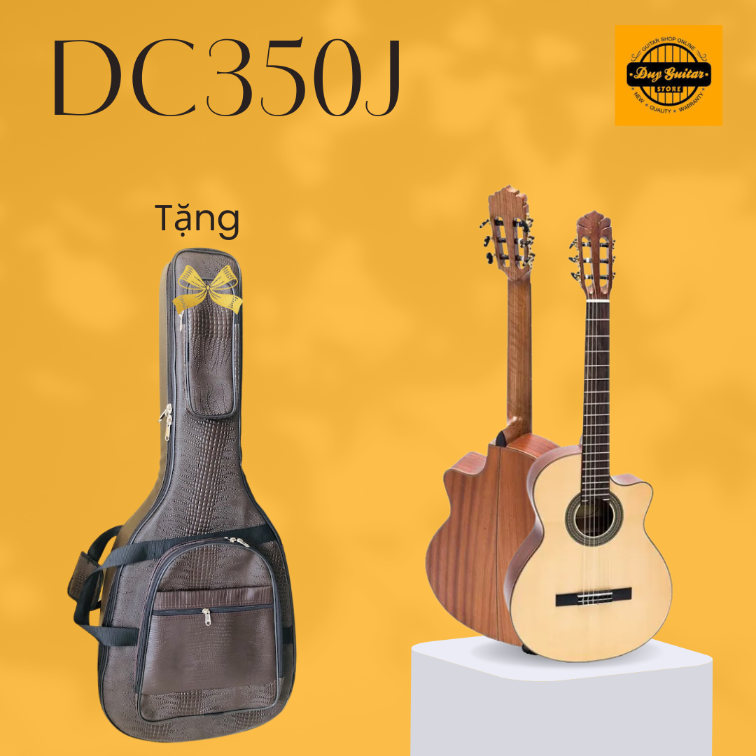 Đàn guitar classic DC350J gỗ hồng đào full solid âm thanh chất - Duy Guitar Store