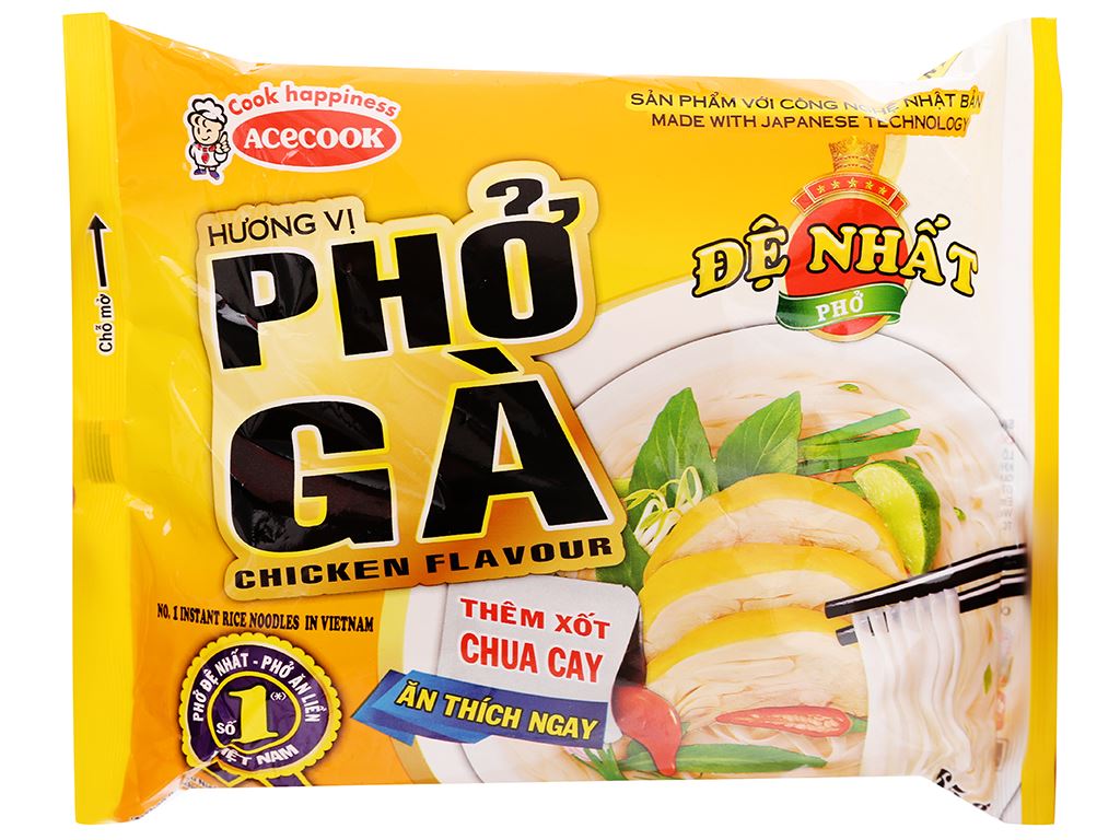Thùng 15/ 30 gói phở gà đệ nhất gói 65g 16139