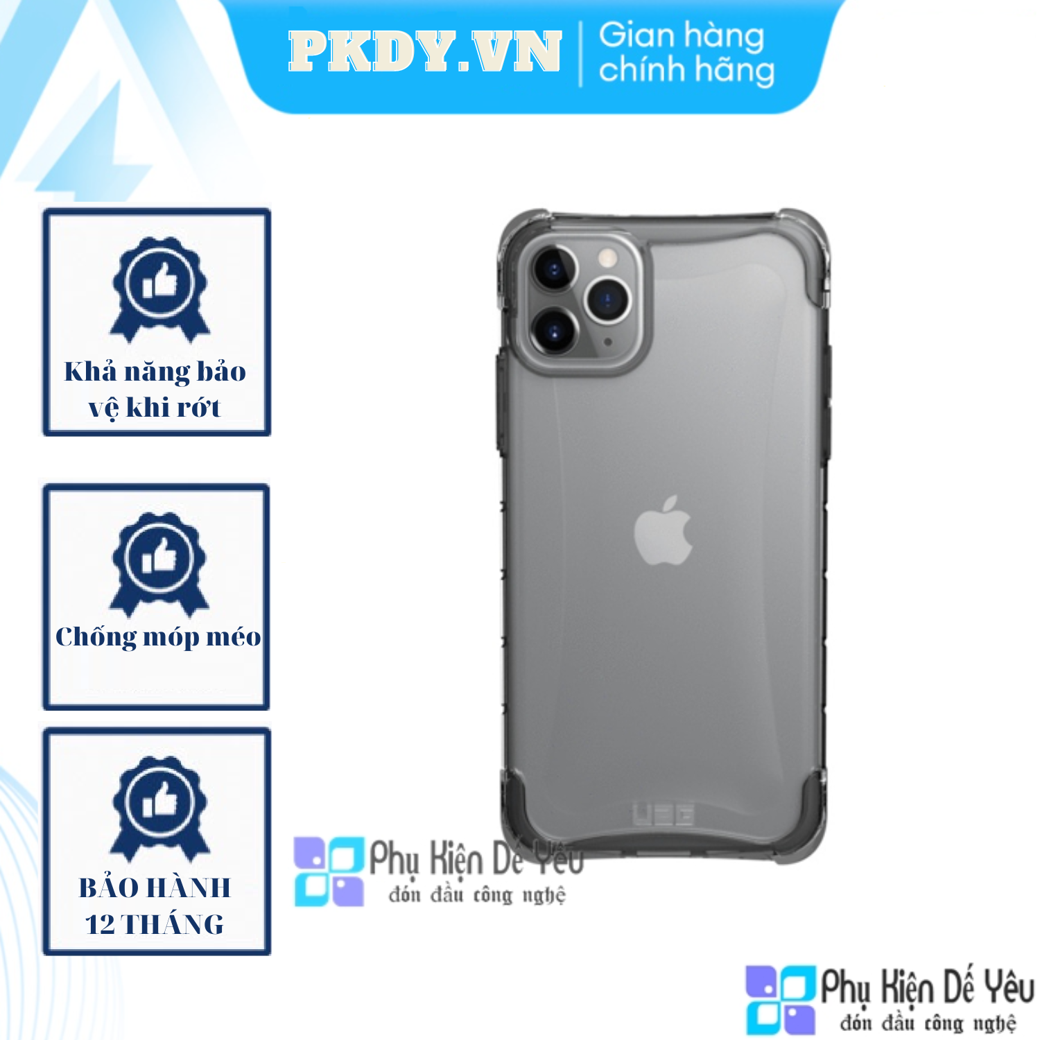 Ốp Lưng cho iPhone 11 Pro Max - UAG Plyo Series phân phối chính hãng