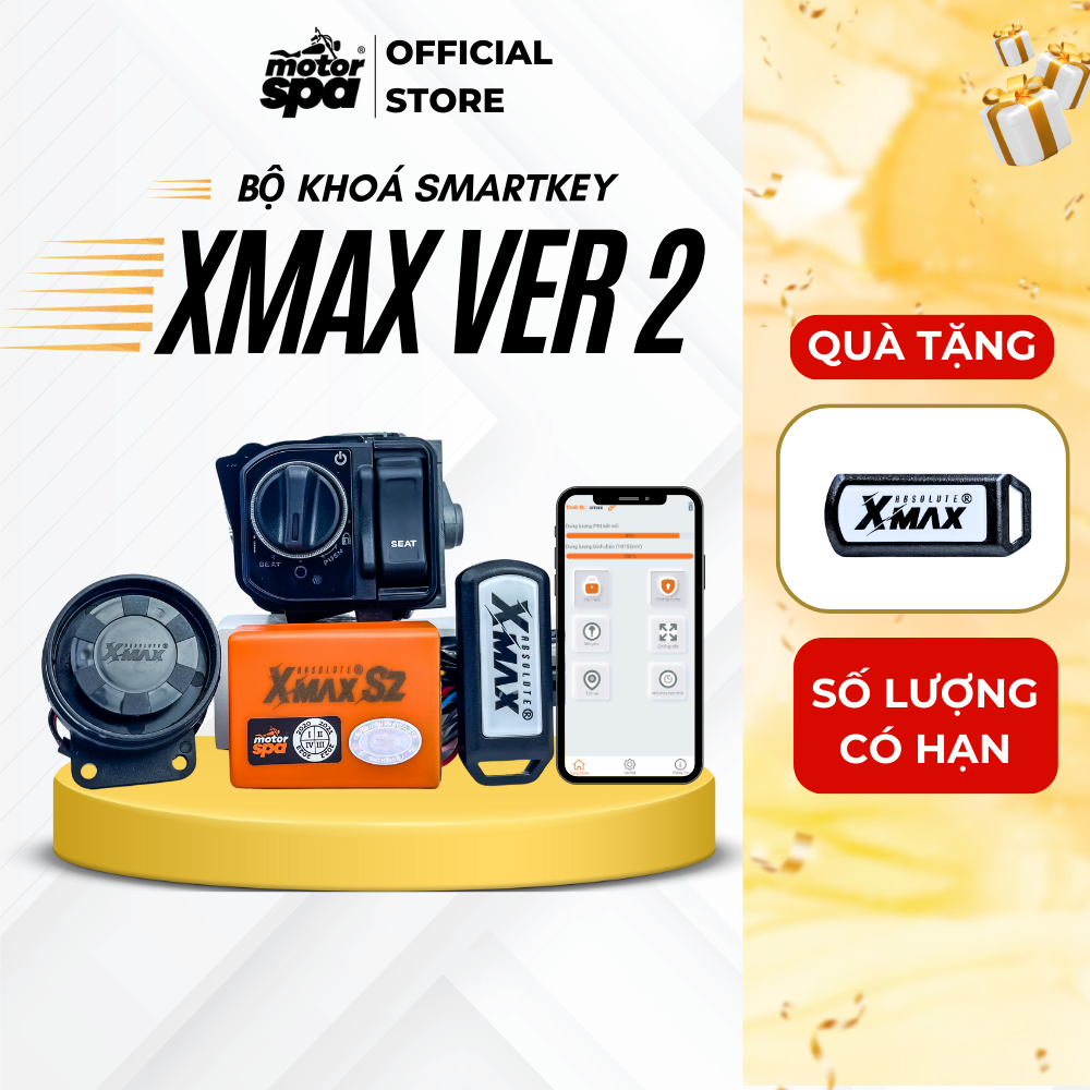 Smartkey xmax 5.0 ver.2 dành cho winner x, vario 125, click 125, vision, scoopy, genio, ab, pcx, lead,...