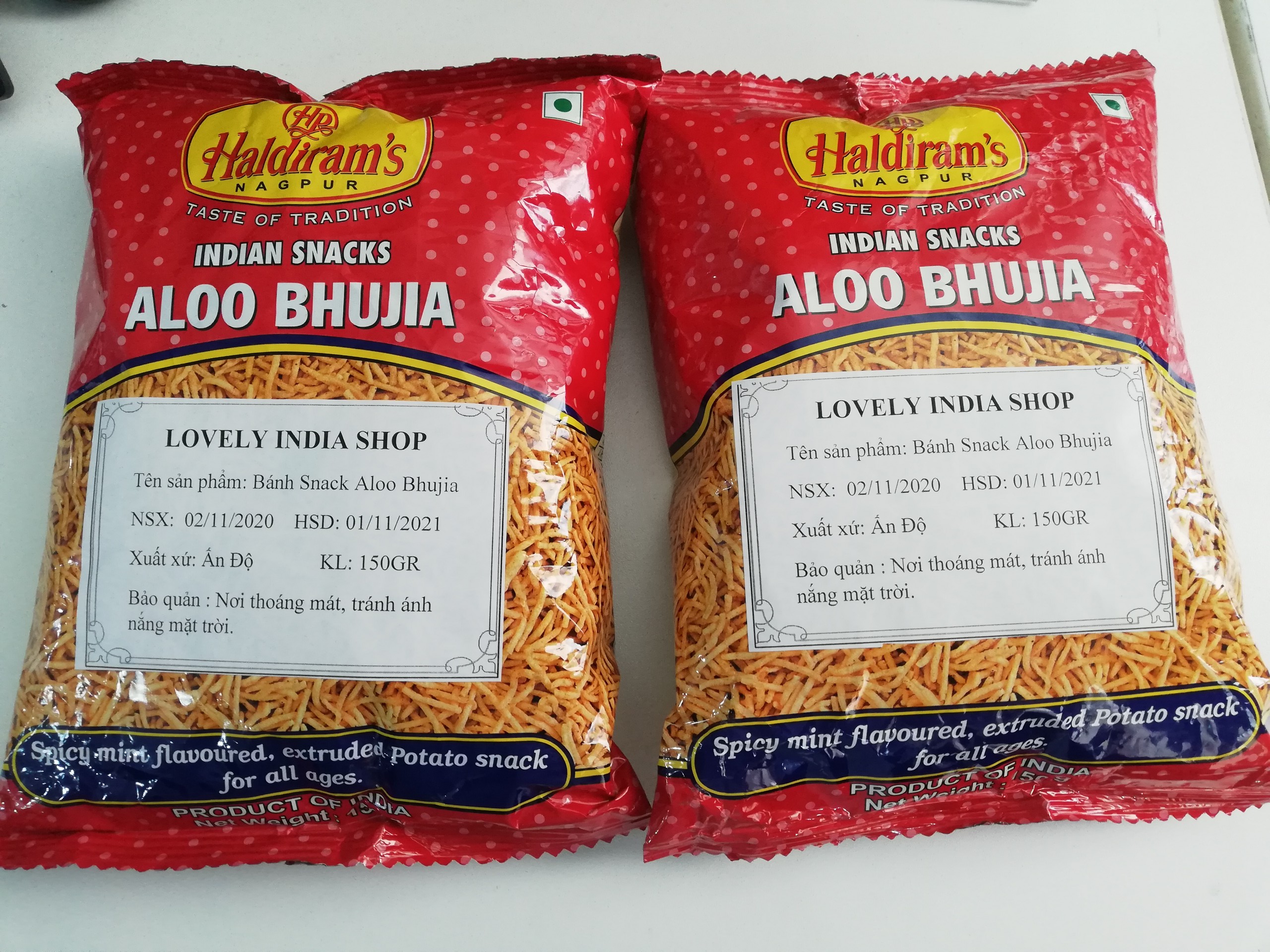 Snack Ấn Độ Aloo Bhujia 150gr