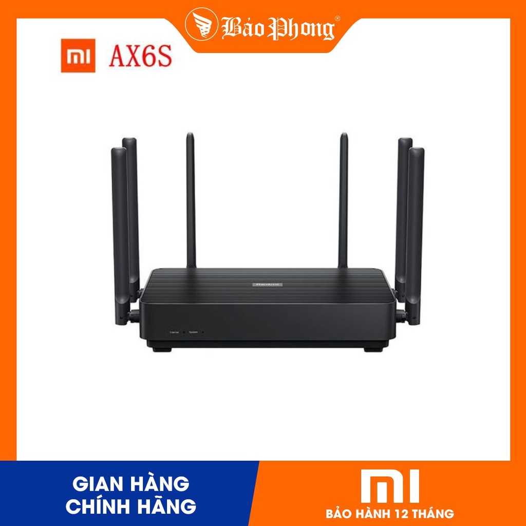 Bộ phát wifi router xiaomi redmi ax6s hỗ trợ - wifi 6 - mesh - 248 thiết bị