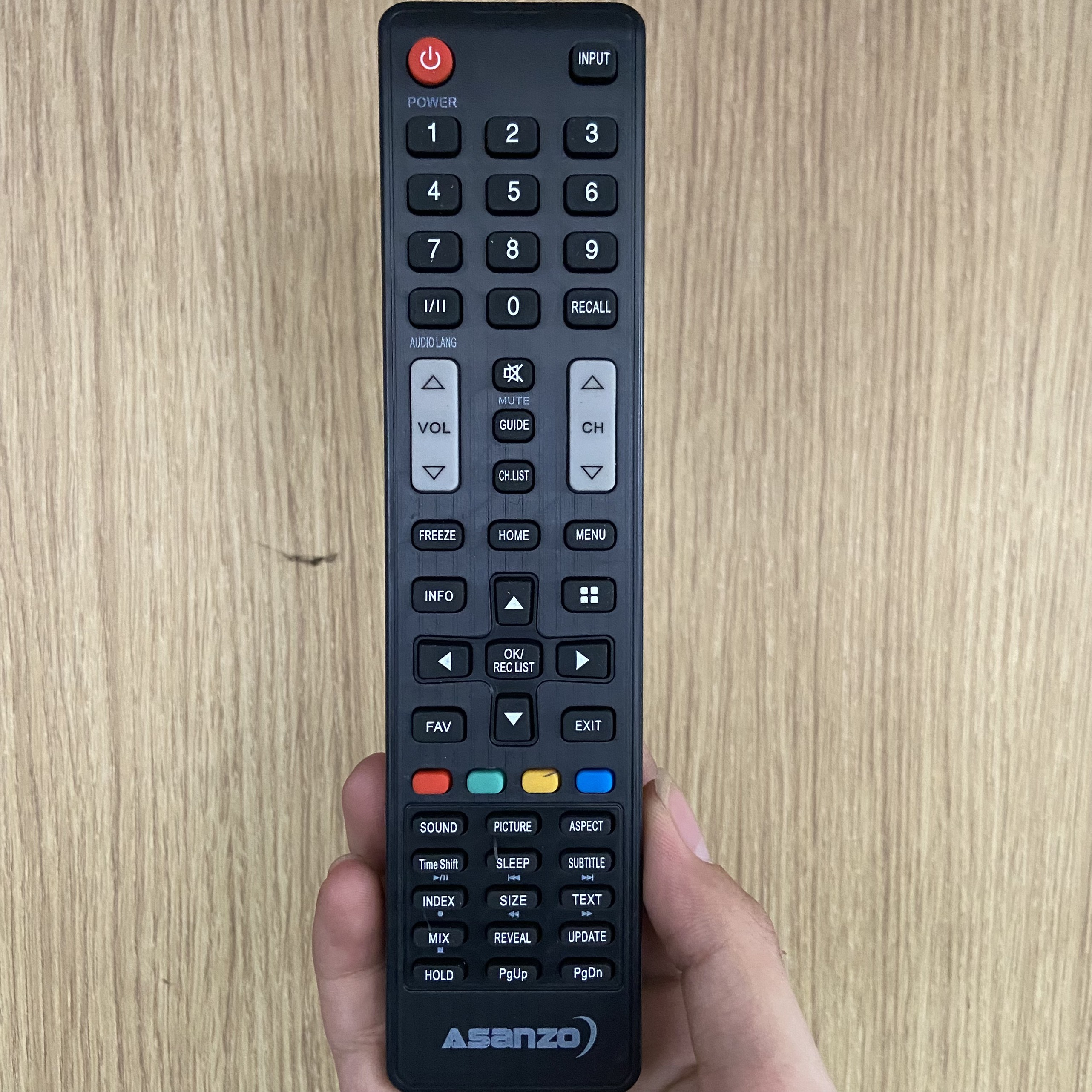 Remote điều khiển tivi Asanzo 2 nút xám Smart - Remote điều khiển Tivi Asanzo Smart có Internet . Tặng kèm PIN