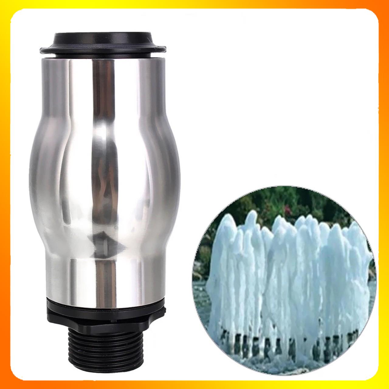 Đầu phun nước nghệ thuật hình sủi bọt phi 34mm cho đài phun nước