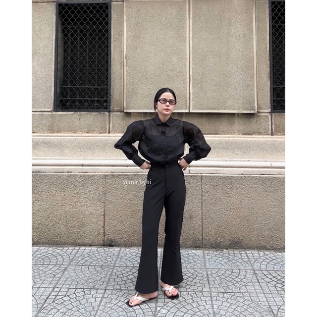 Mir.byHi: Quần ống loe xẻ bên fashion