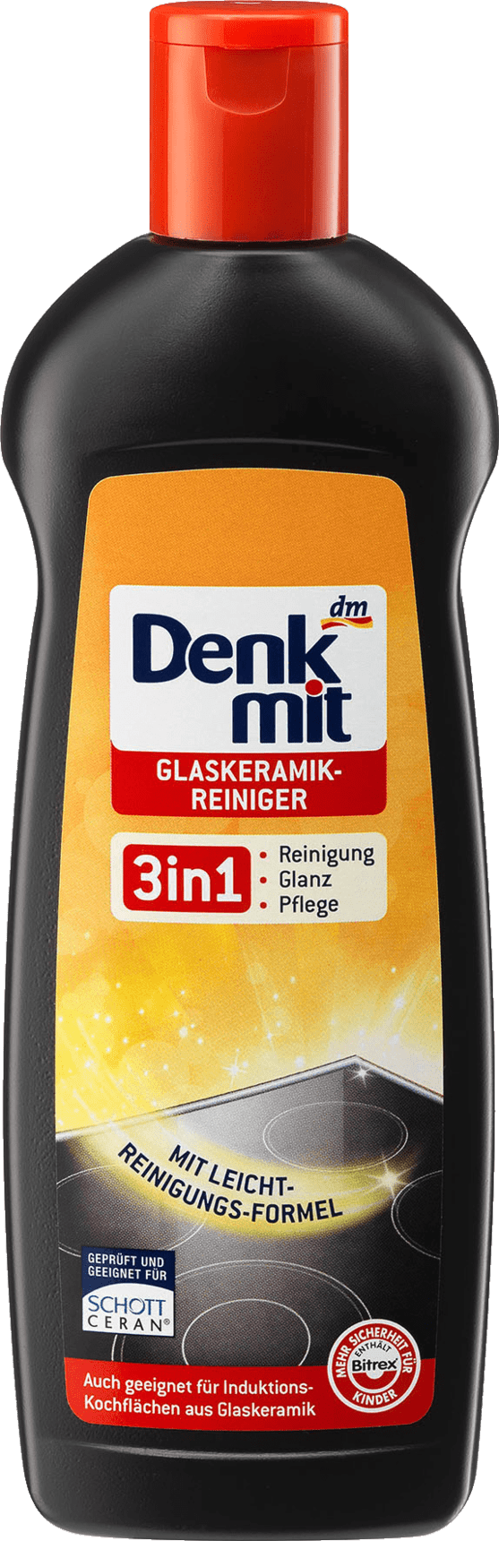DUNG DỊCH LAU MẶT BẾP TỪ DENKMIT GLASKERAMIKREINIGER - HÀNG NHẬP ĐỨC.
