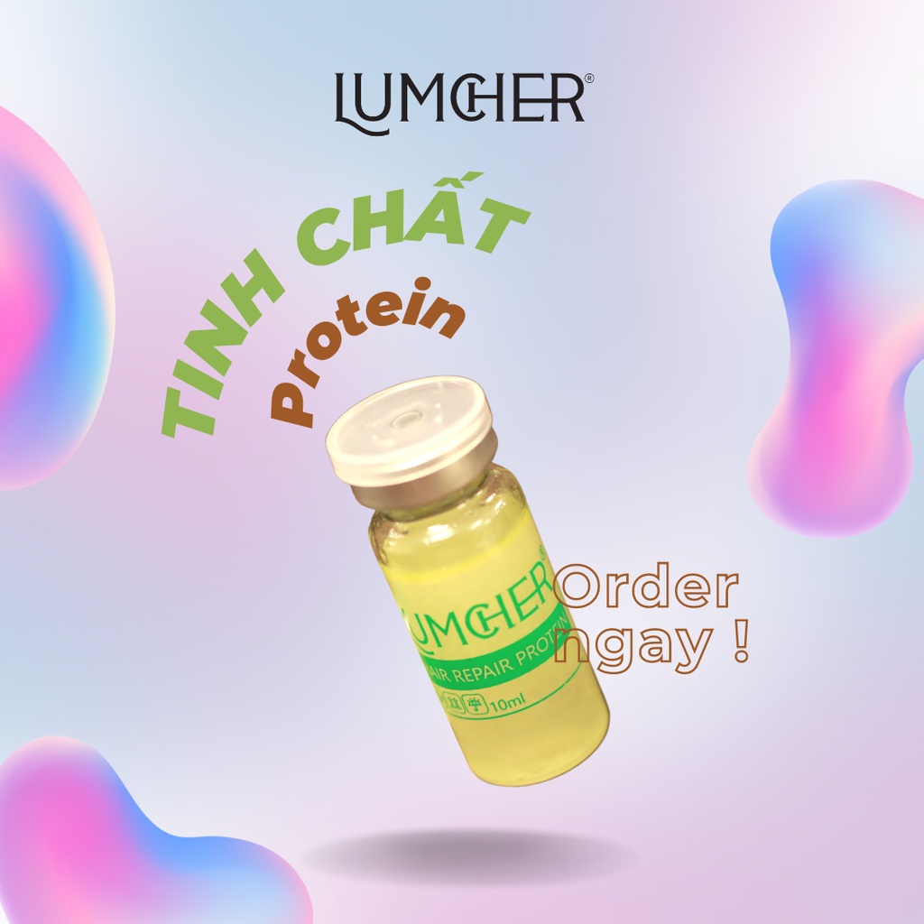 Siêu dưỡng chất Protein phục hồi tóc nát và cân bằng độ Ph độc quyền Lumcher