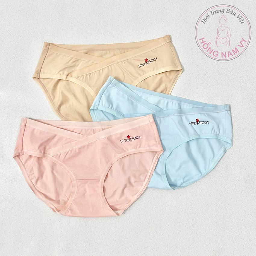 Quần lót bầu cạp chéo cotton đẹp LoveStory