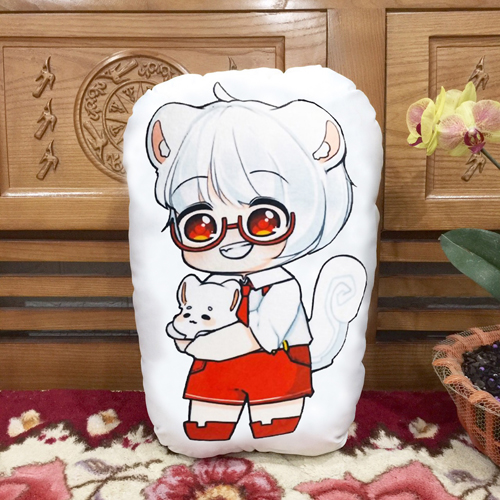 gối ôm kairon V2 hero team tặng 1 bộ nhãn vở hero team