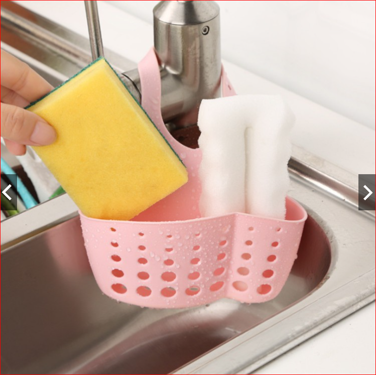 Giỏ treo bồn rửa chén/bát, giỏ đựng đồ rửa chén tiện lợi
