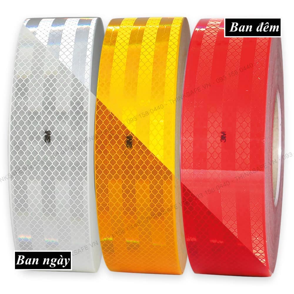 Decal Phản Quang Kim Cương 3M 983 - Dán phản quang xe ô tô xe máy (rộng 5cm, dài 1m)