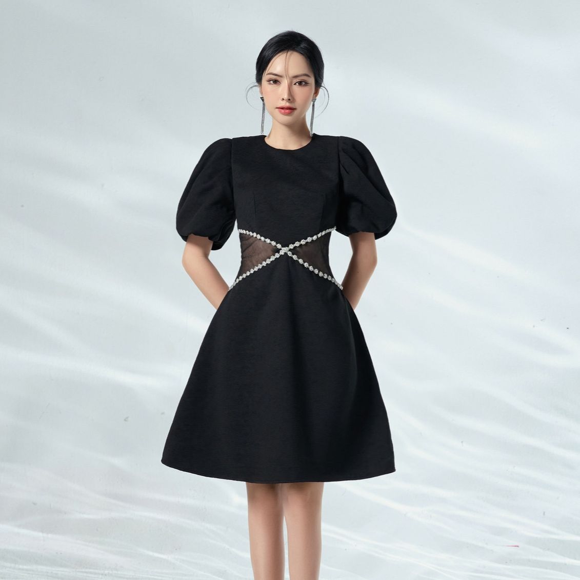 Olv - đầm martha cutout dress
