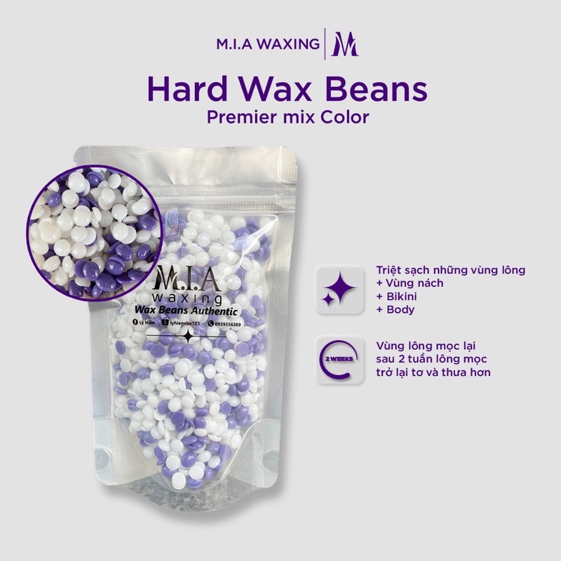 100gr sáp wax lông premier mix italy