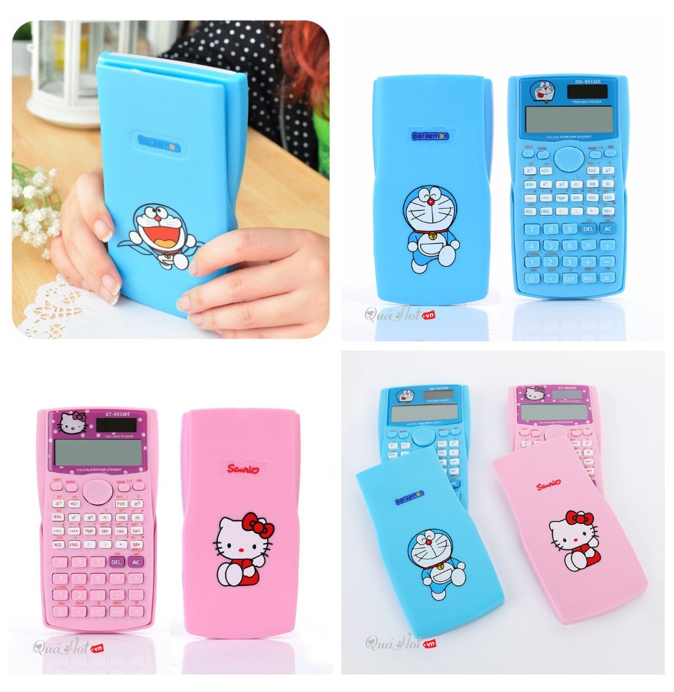 Máy tính bỏ túi casio các loại - máy tính học sinh hello kitty doremon máy tính cầm tay cao cấp - máy tính giải hệ phương trình máy tính học sinh sinh viên bỏ túi tiện lợi