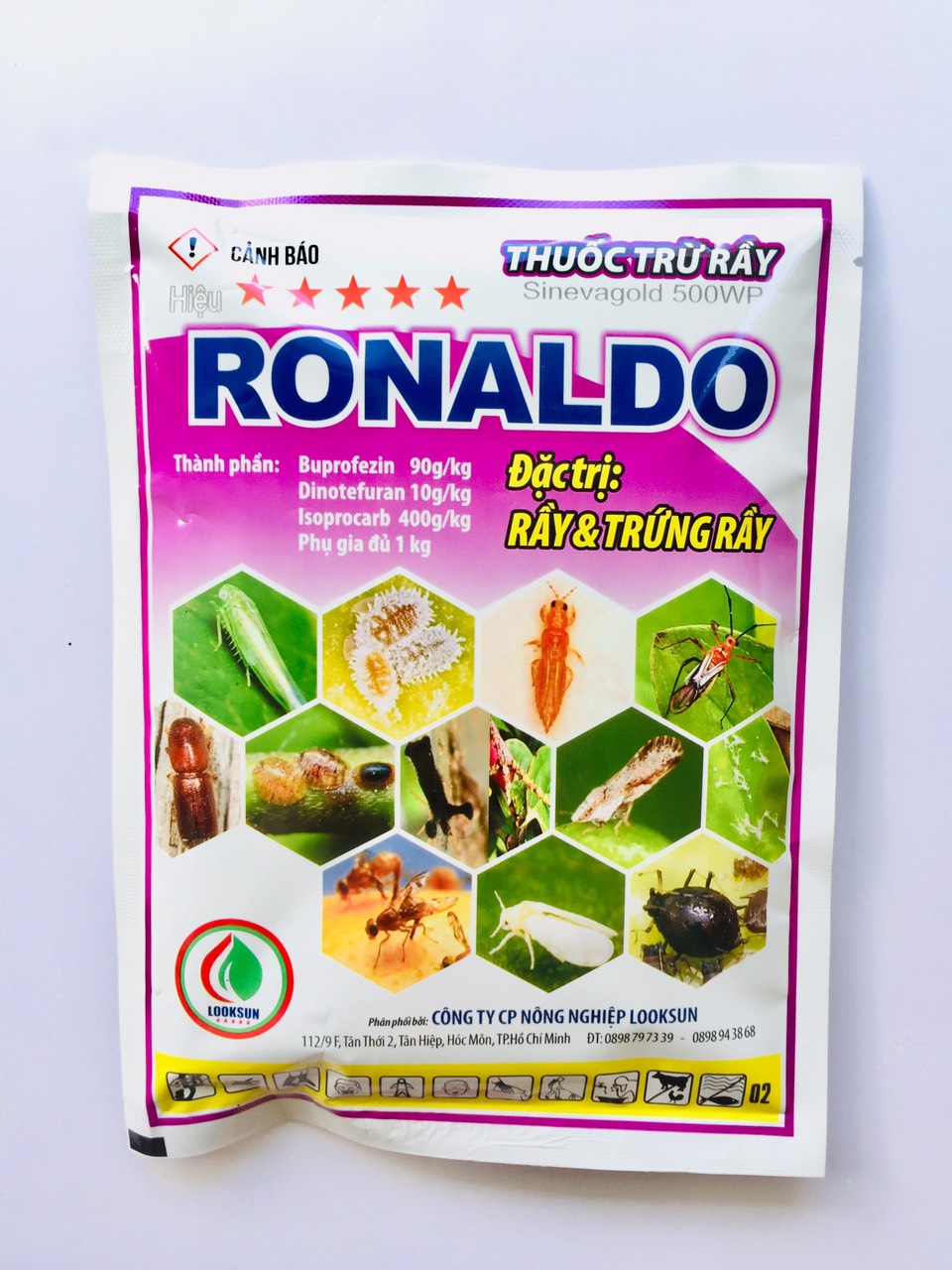 1 GÓI RONALDO TRỪ RẦY VÀ TRỨNG RẦY (gói 100gr).