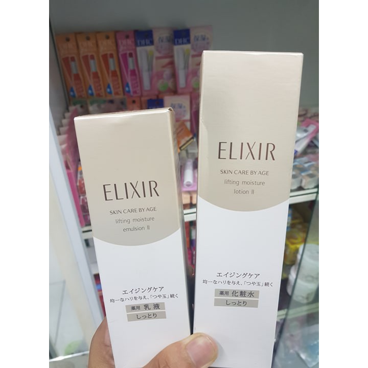 Nước hoa hồng chống lão hóa ELIXIR Lifting Moisture Lotion II 170ml