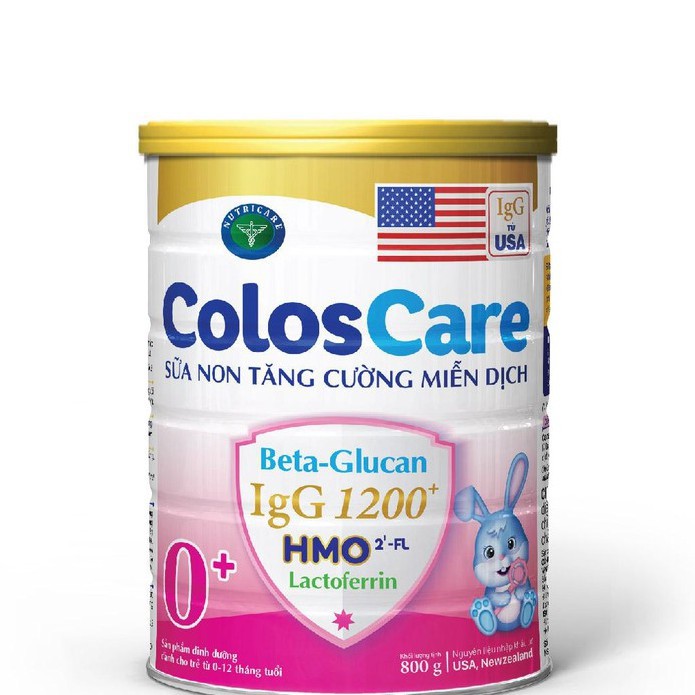 Sữa bột nutricare coloscare 0+ 800g
