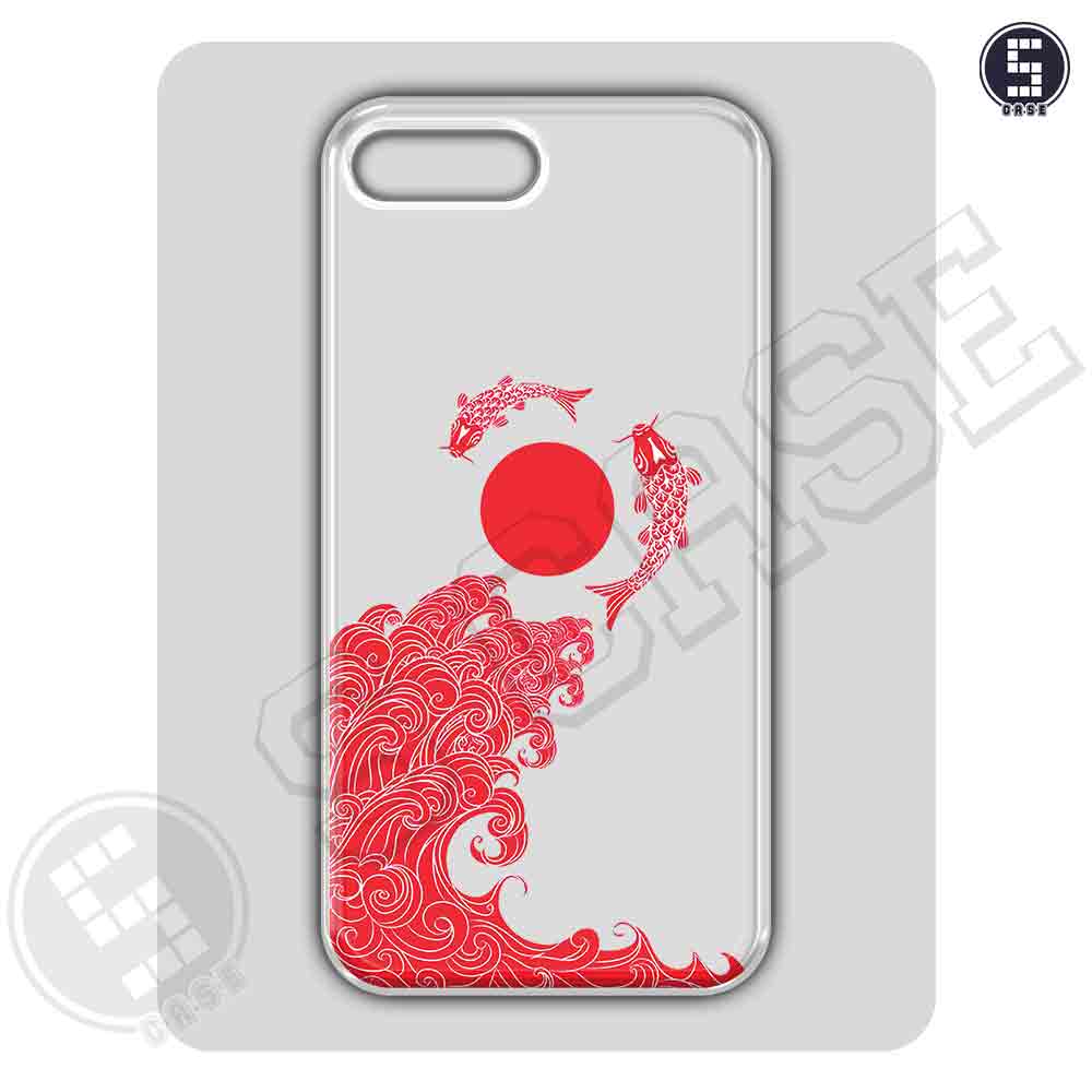 Ốp lưng dành cho iphone 7 plus / iphone 8 plus hình sóng nhật a027-2197